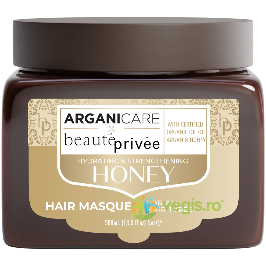 Masca Hidratanta si Fortifianta pentru Par cu Ulei de Argan si Miere Honey 500ml
