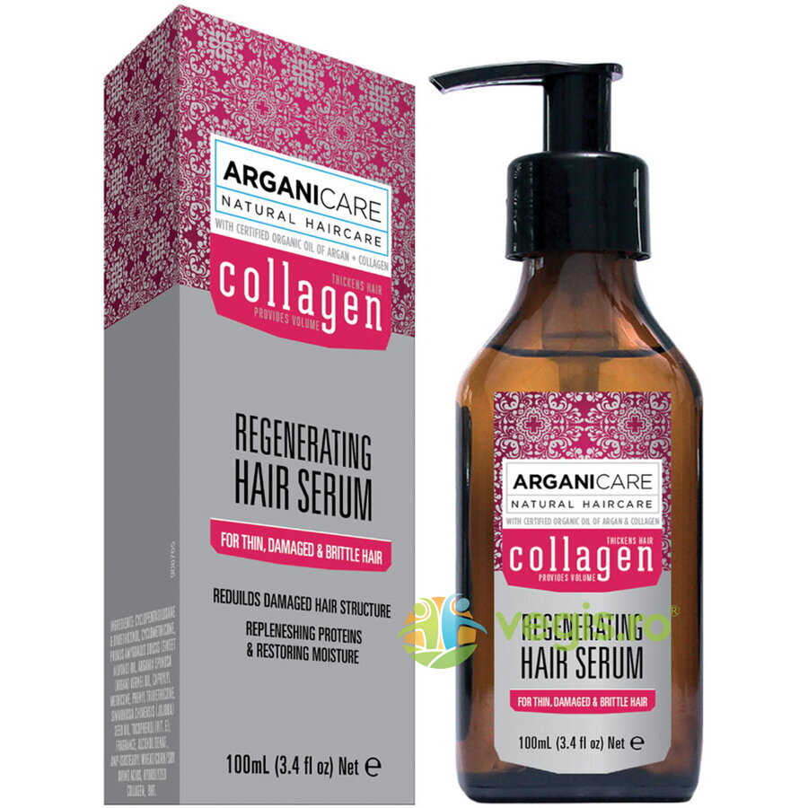 Ser Reparator pentru Par Subtire, Deteriorat si Fragil cu Colagen 100ml