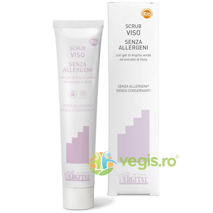 Crema Exfolianta Non-Alergica cu Violete Ecologica/Bio 75ml