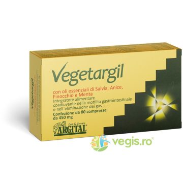 Vegetargil - Supliment alimentar cu Uleiuri Esentiale de Salvie, Anason, Fenicul si Menta 36g