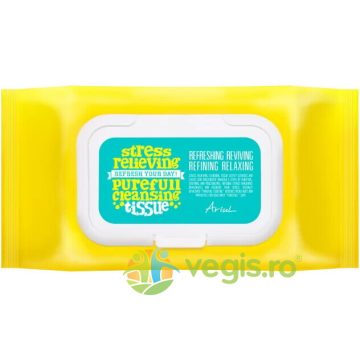 Servetele de Curatare a Tenului Stress Relieving Purefull 80buc
