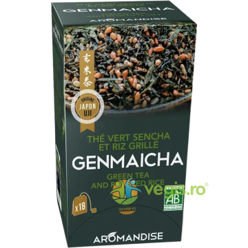Ceai Verde cu Orez Genmaicha Ecologic/Bio 18dz