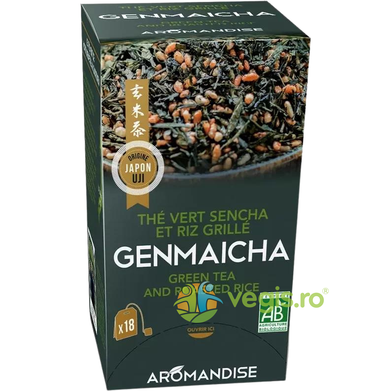 Ceai Verde cu Orez Genmaicha Ecologic/Bio 18dz