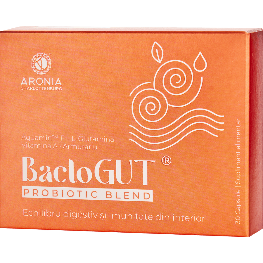 BactoGUT® Formula Premium pentru Digestie Echilibrata si Imunitate Puternica 30cps