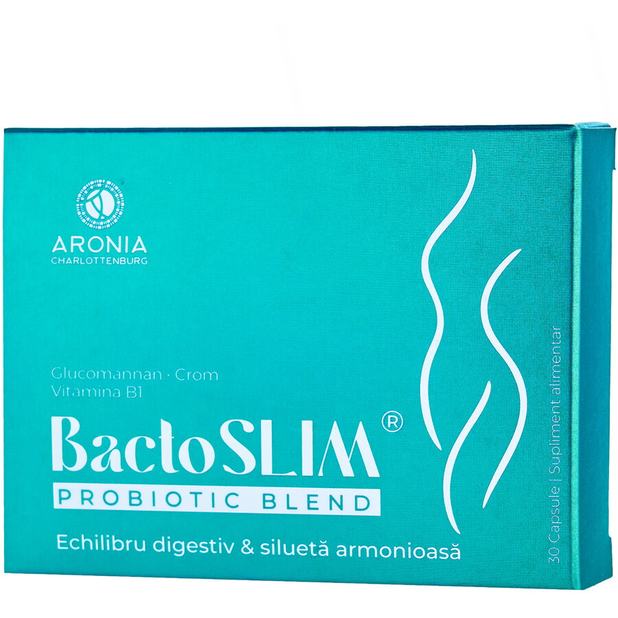 BactoSLIM® Formula Premium pentru Digestie Echilibrata si Controlul Apetitului 30cps