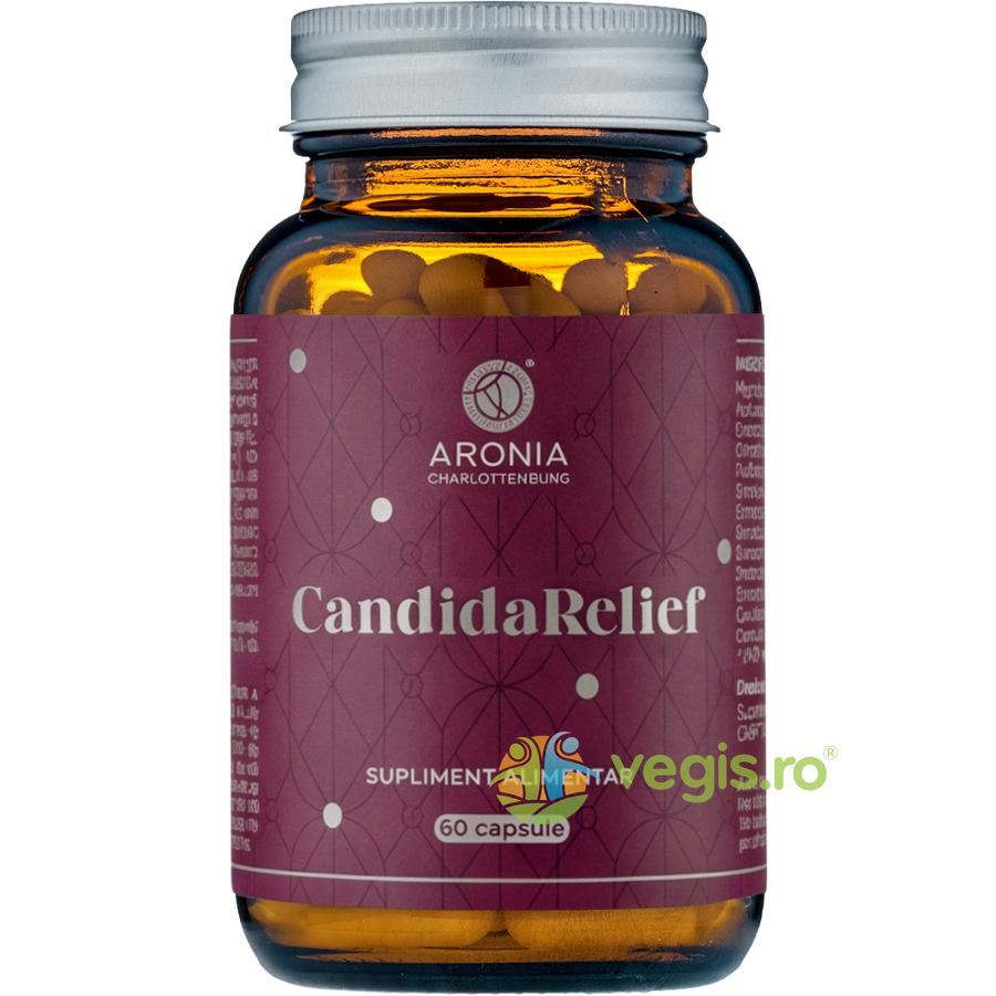 Candida Relief pentru Diminuarea Candidei, Refacerea Florei Intestinale si Sustinerea Digestiei 60cps