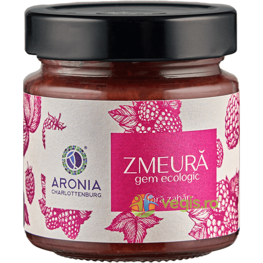 Gem de Zmeura fara Zahar Ecologic/Bio 200g