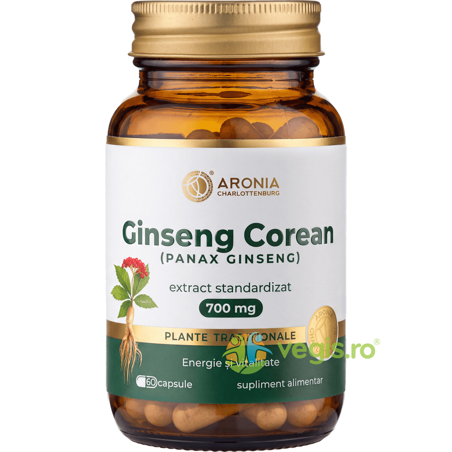 Ginseng Coreean (Panax Ginseng) 700mg 60cps