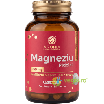 Magneziu Pidolat 850mg 60cps