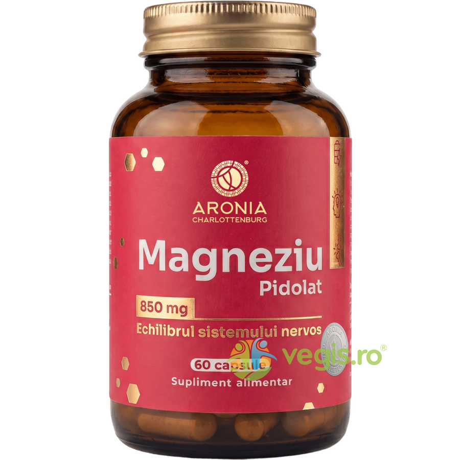 Magneziu Pidolat 850mg 60cps