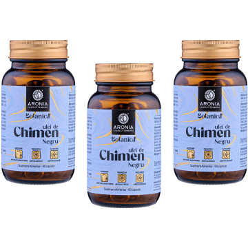 Pachet Ulei de Chimen Negru (Negrilica) 3x90cps
