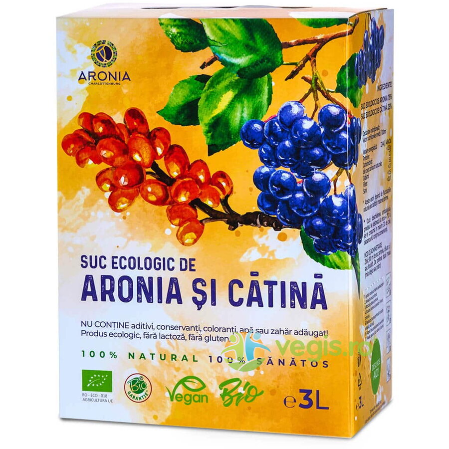 Suc de Aronia si Catina Ecologic/Bio 3L