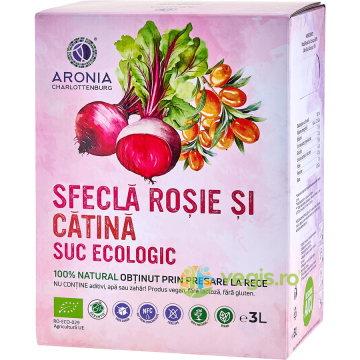 Suc de Sfecla Rosie si Catina 100% Natural Ecologic/Bio 3L
