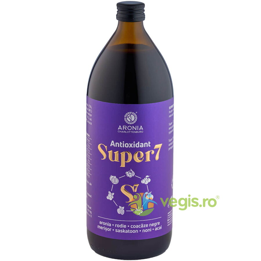 Suc din 7 Superfructe cu Puternice Proprietati Antioxidante Ecologic/Bio 1L