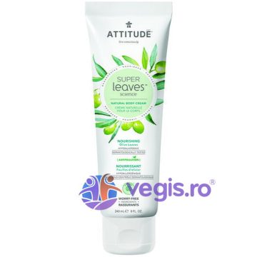 Crema de Corp Hranitoare cu Frunze de Maslin Super Leaves 240ml