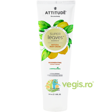 Crema de Corp Regeneratoare cu Frunze de Lamaie Super Leaves 240ml