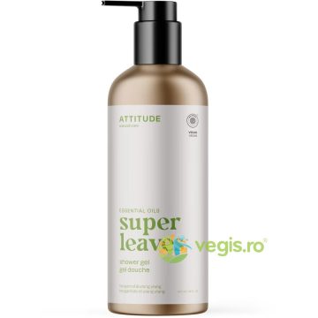 Gel de Dus cu Bergamota si Ylang Ylang Super Leaves 473ml