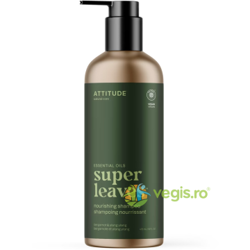 Sampon Hranitor cu Bergamota si Ylang Ylang Super Leaves 473ml