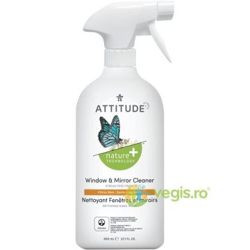 Solutie de Curatat Geamuri si Oglinzi cu Coaja de Citrice 800ml