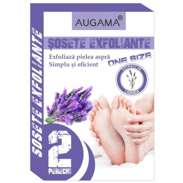 Sosete Exfoliante pentru Talpi cu Parfum de Lavanda 2 perechi