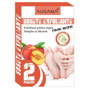 Sosete Exfoliante pentru Talpi cu Piersica 2 perechi
