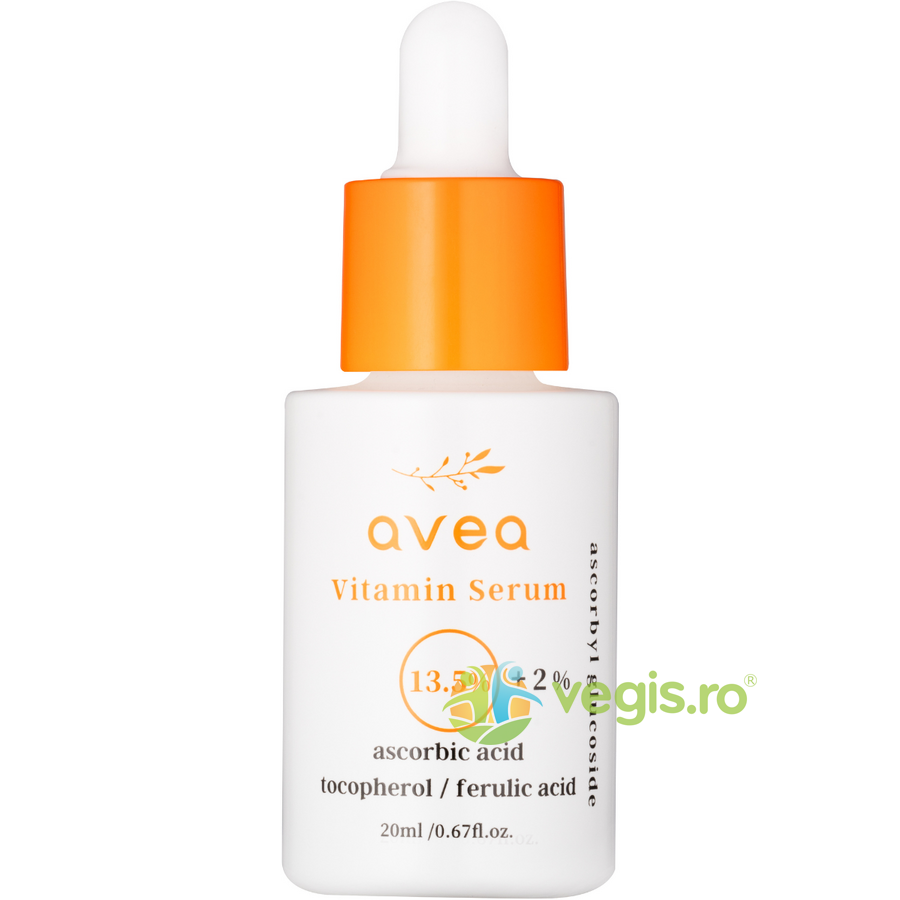 Ser Antioxidant si Iluminator cu Acid Ascorbic, Tocoferol si Acid Ferulic Avea Vitamin Serum 20ml