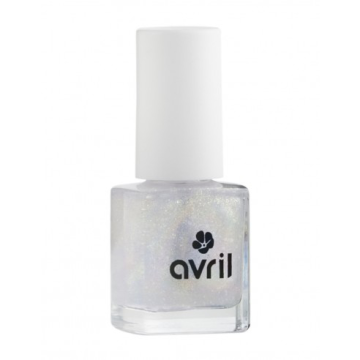 Lac de Unghii Top Coat cu Sclipici Auriu 7ml