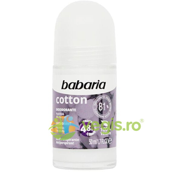 Deodorant Roll-On Nutritiv fara Alcool Cotton 50ml