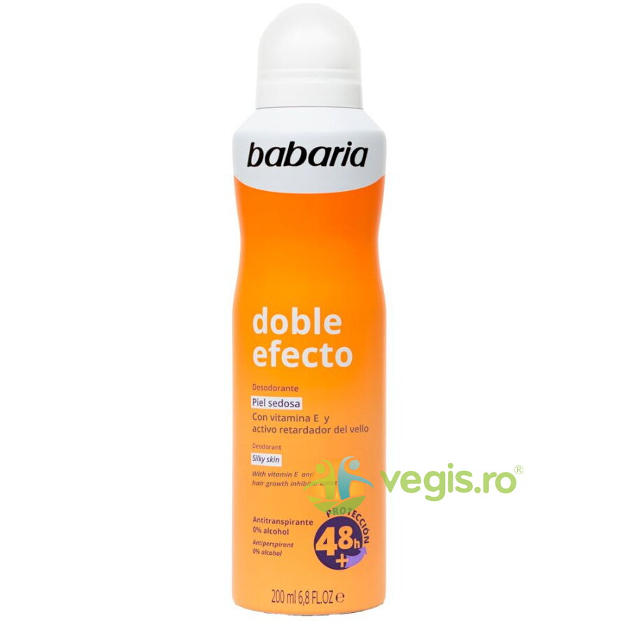 Deodorant Spray pentru Piele Sensibila cu Dublu Efect fara Alcool Silky Skin 200ml
