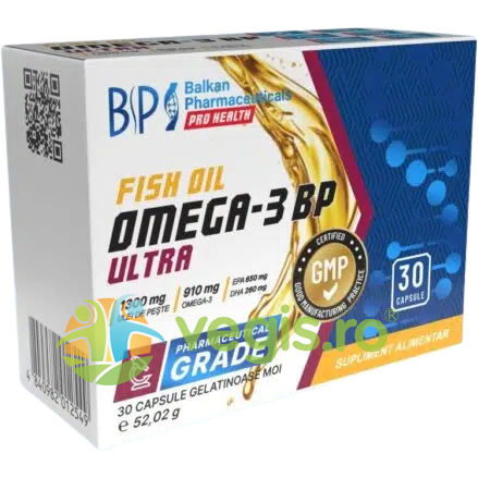 Omega 3 Ultra Fish Oil 1300mg 30cps moi