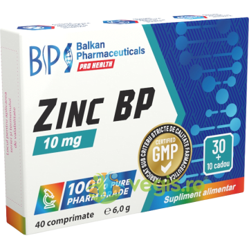 Zinc BP 10mg 40cpr