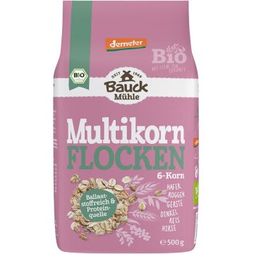 Fulgi din 6 Cereale Demeter Ecologici/Bio 500g