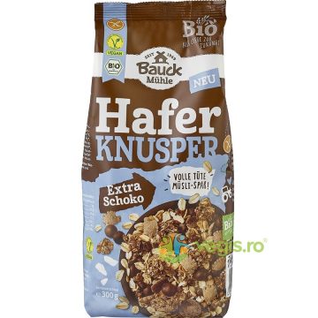 Musli Crocant cu Ovaz si Extra Ciocolata fara Gluten Ecologic/Bio 300g