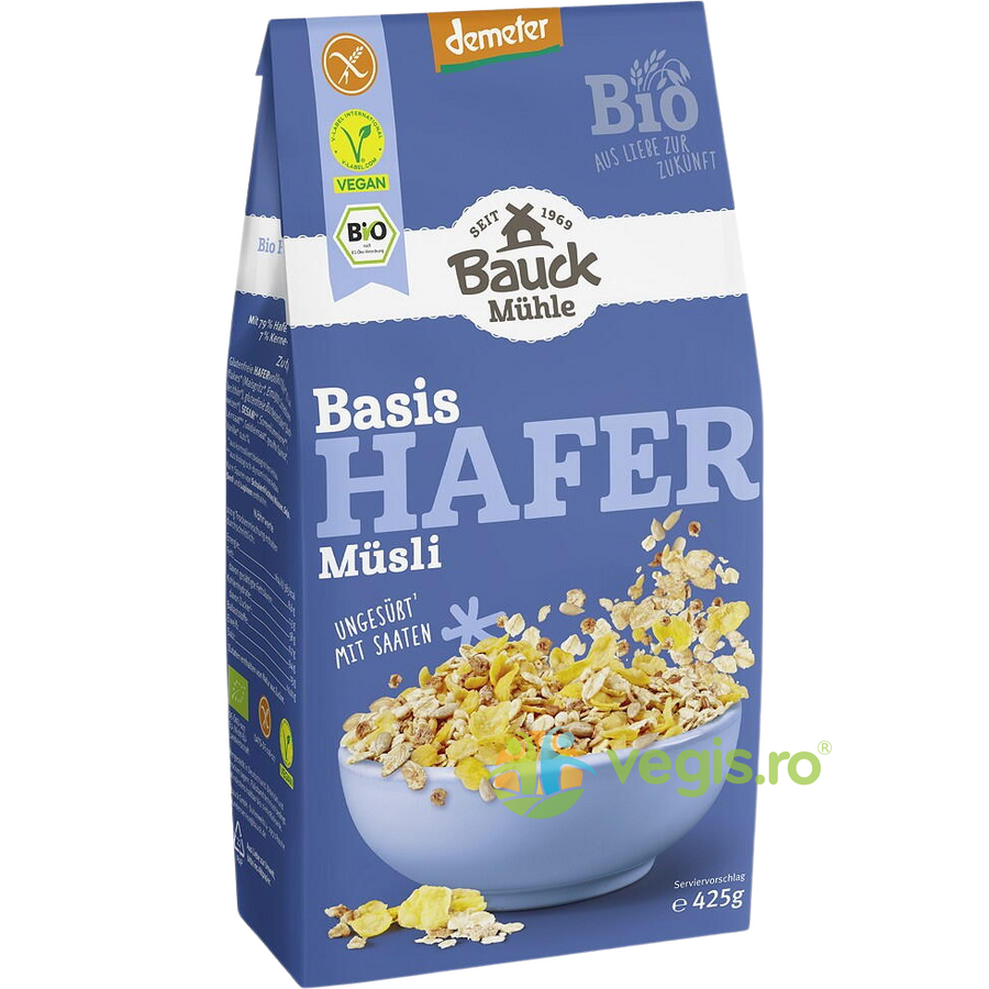 Musli cu Ovaz fara Gluten Demeter Ecologic/Bio 425g