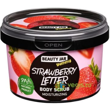 Scrub pentru Corp Hidratant Yummy Strawberry Letter 360g