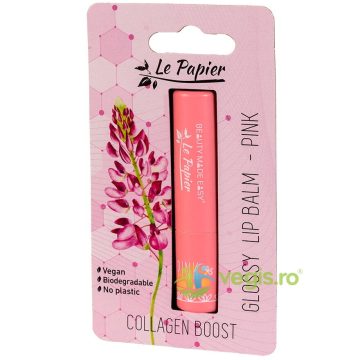 Balsam de Buze Lucios cu Colagen Pink 1buc