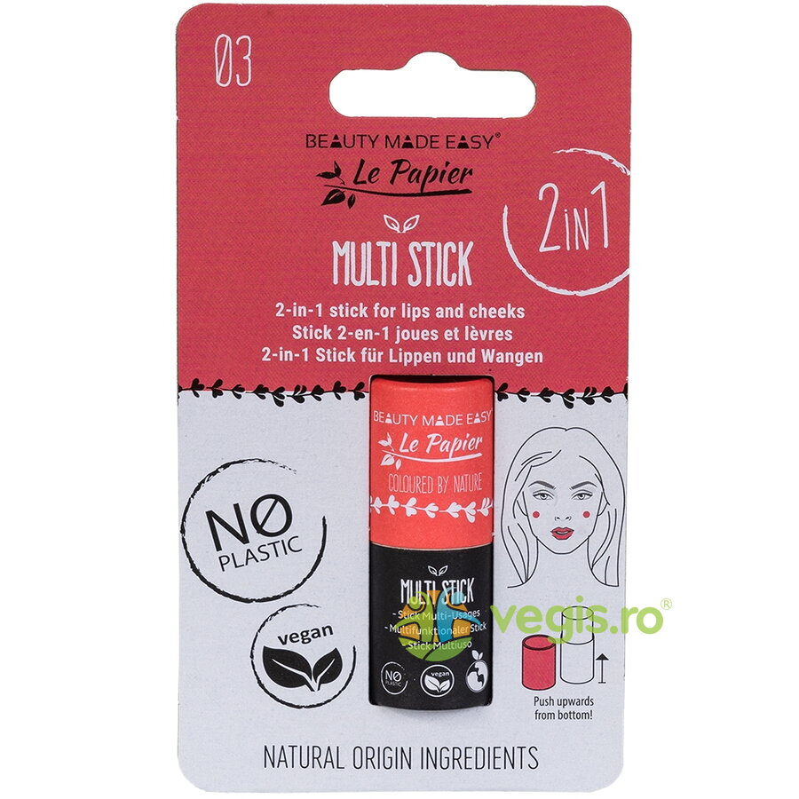 Stick 2 in 1 pentru Buze si Obraji 03 Pink 6g