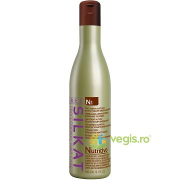 Sampon pentru Par Uscat si Deteriorat Silkat Nutritiv N1 300ml