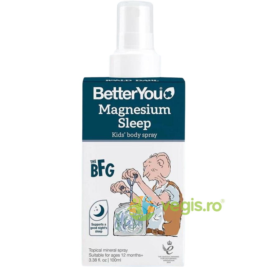 Spray de Corp cu Magneziu pentru Copii BFG 100ml