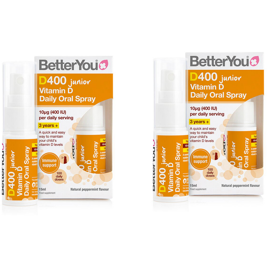 Pachet Vitamina D400 Junior Spray Oral 15ml + 15ml