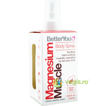 Spray de Corp cu Magneziu pentru Muschi 100ml