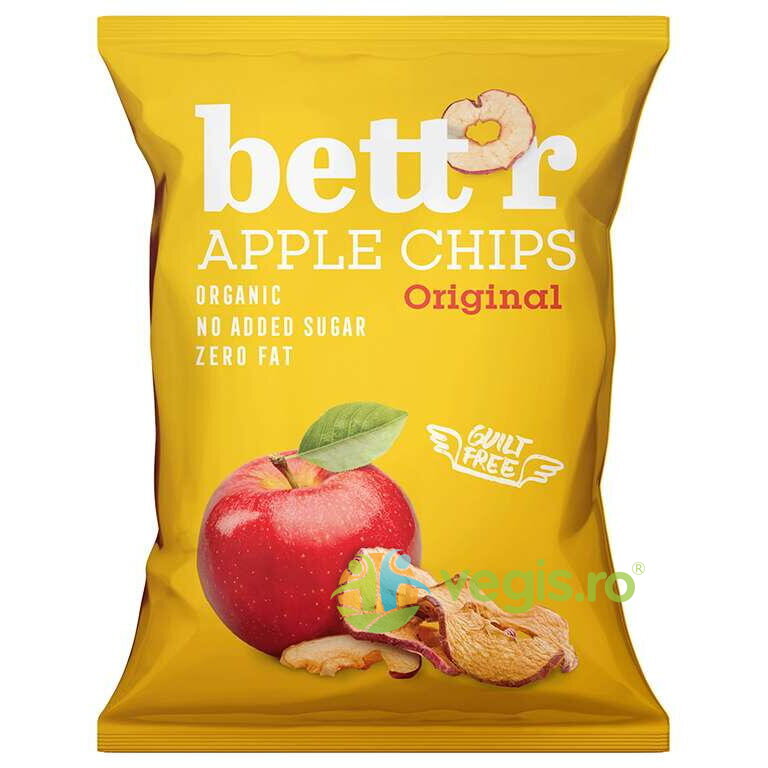 Chipsuri din Mere fara Zahar Adaugat Ecologice/Bio 50g
