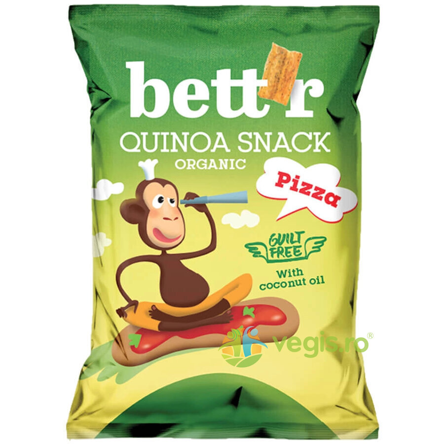 Quinoa Snack cu Pizza fara Gluten Ecologic/Bio 50g