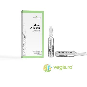 Fiole Concentrate pentru Hidratare Intensa si Fermitate cu Extract de Caviar Verde 3% Algae Vitalizer Bio Balance 10x2ml