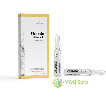 Fiole Concentrate cu Efect de Lifting si Luminozitate cu Acid Ascorbic 15% 10x2ml