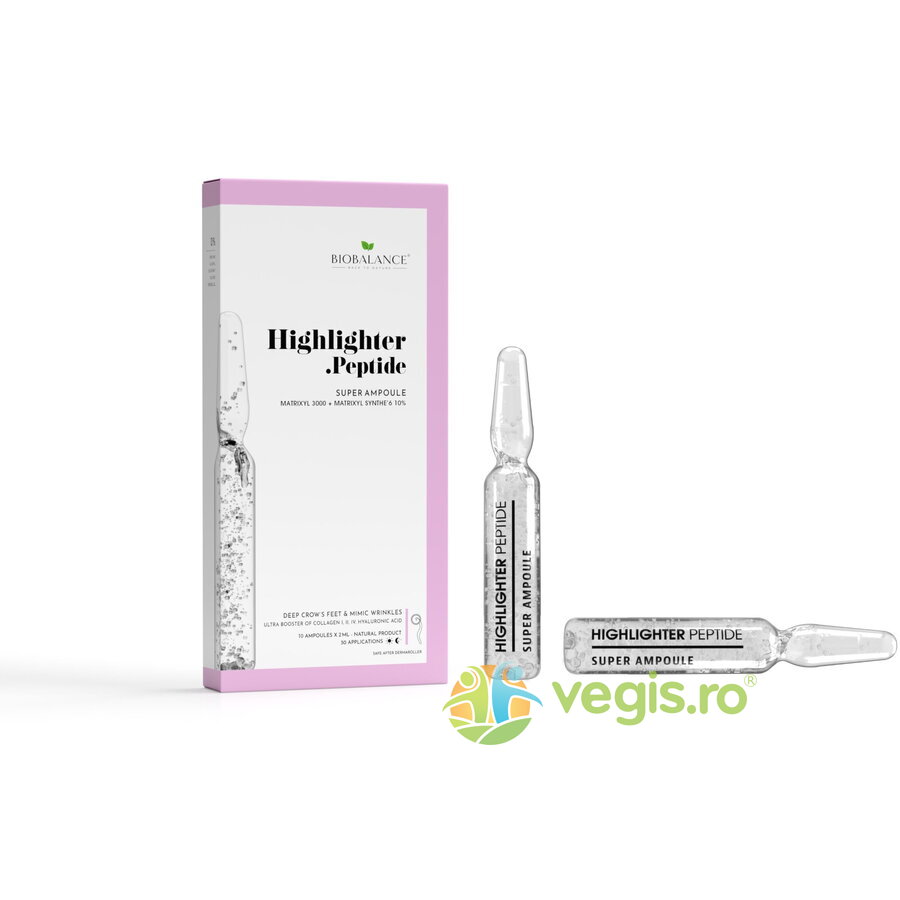 Fiole Concentrate pentru Riduri de Expresie cu Peptide 10x2ml