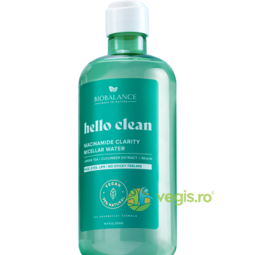 Apa Micelara cu Ceai Verde + Extract de Castravete + Inulina Niacinamide Clarity 500ml