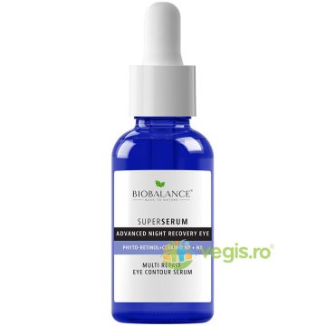 Ser Contur Ochi Antirid Intensiv Reparator pentru Noapte, cu Fito-Retinol + Ceramide + Acid Hialuronic Super Serum 20ml