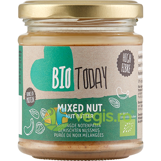 Unt din Mix de Nuci Ecologic/Bio 170g