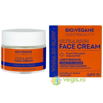 Crema de Fata Intens Hidratanta Whoa So Glow Legit Beauty 50ml